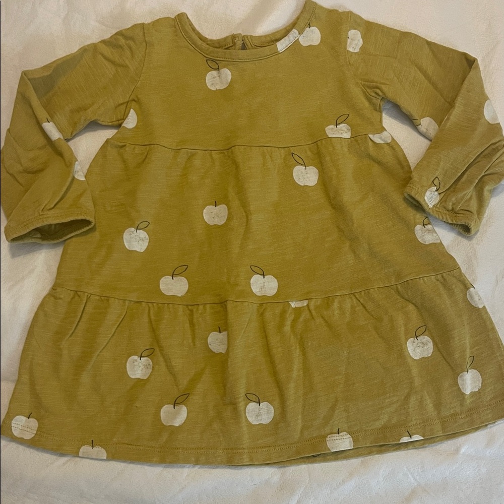 By Little Co. Adorable Apple Print Dress